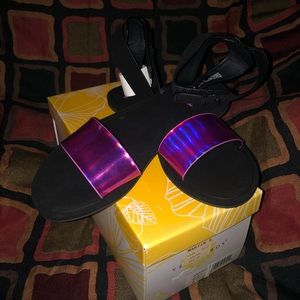 Yellow Box sandals